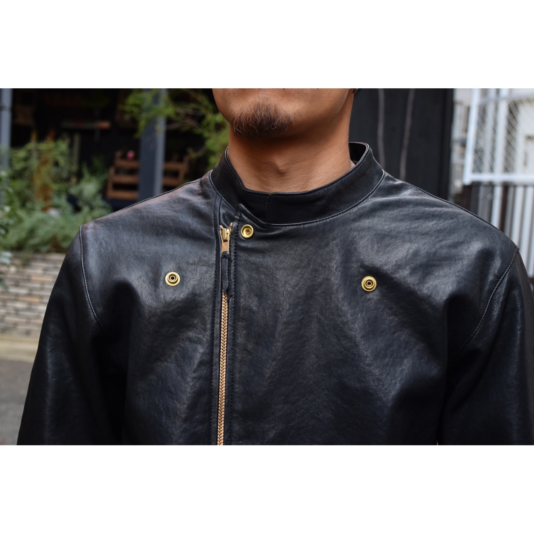 New name! ONLINE STORE / DRESS HIPPY/DH-RIDERS LEATHER JACKET (BLACK)