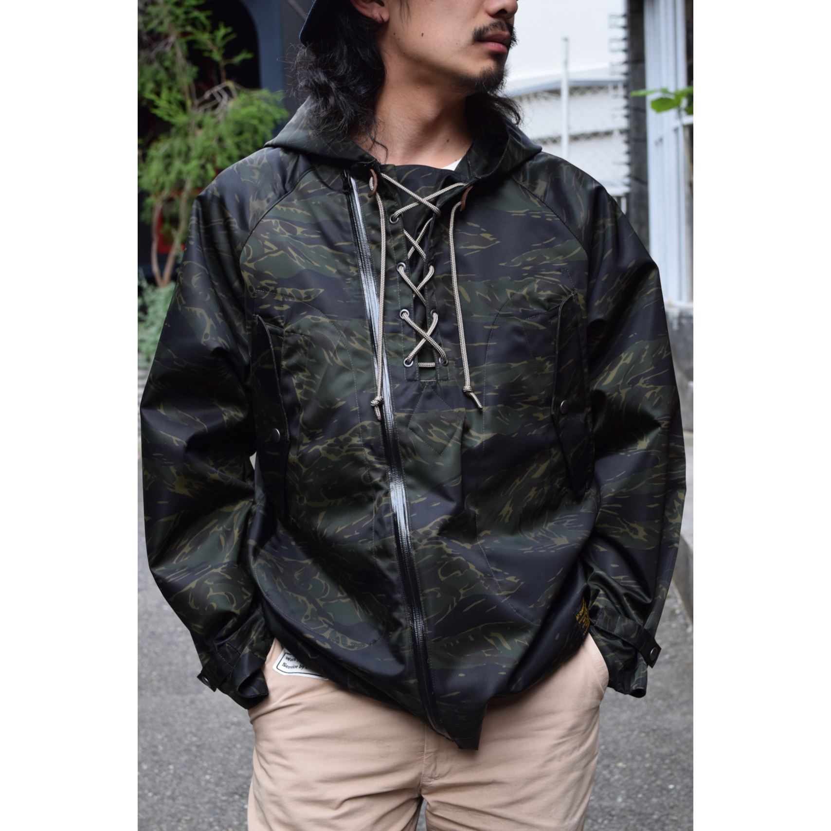 NO name! ONLINE STORE / AT-DIRTY/D-2 WEATHER PARKA (T.CAMO)