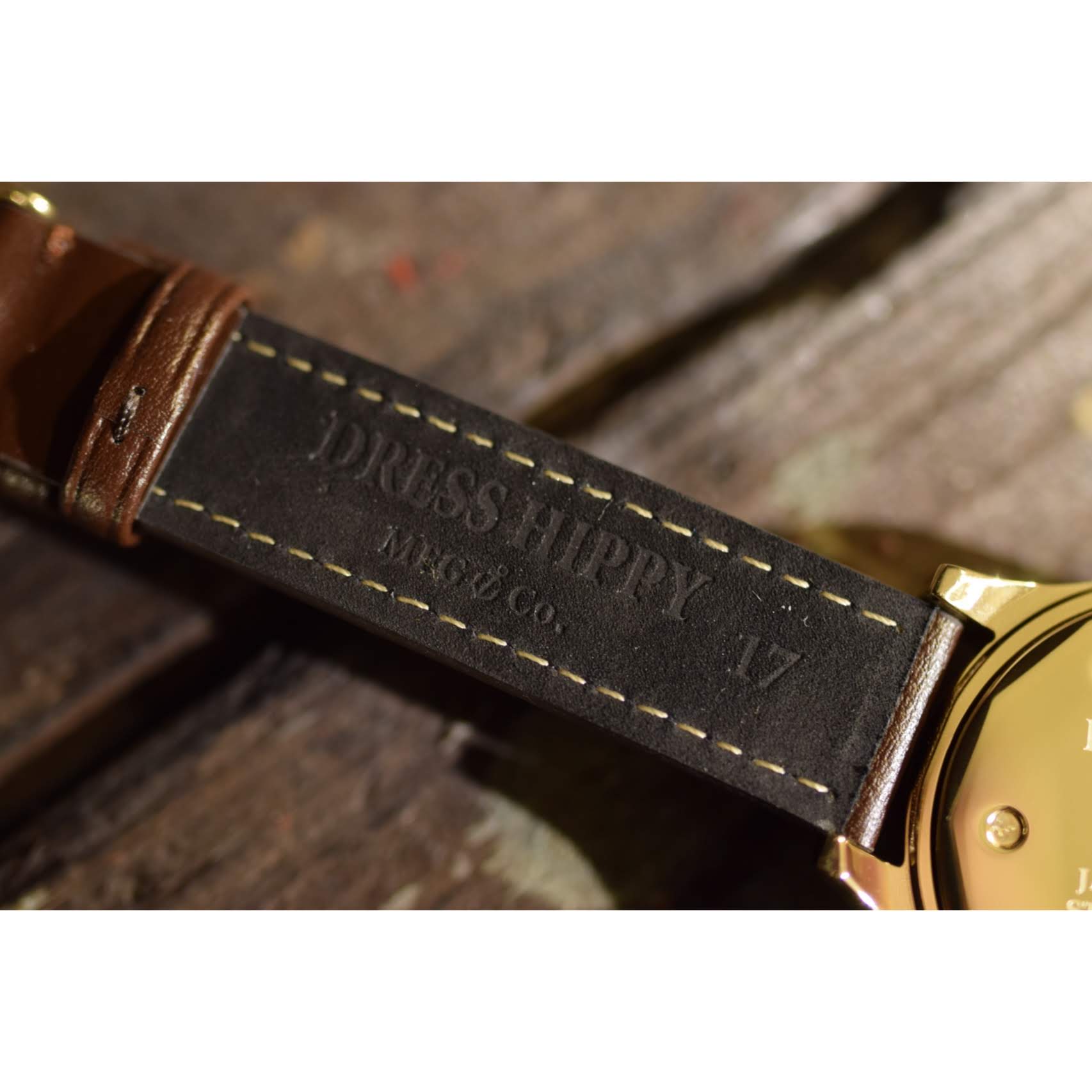 New name! ONLINE STORE / DRESS HIPPY/MILL SUPERIOR WATCH (GOLD×BROWN)